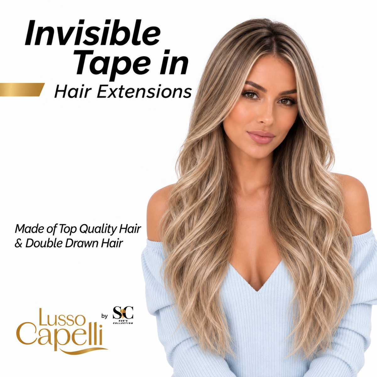 Premium Invisible Tape-In Hair Extensions
