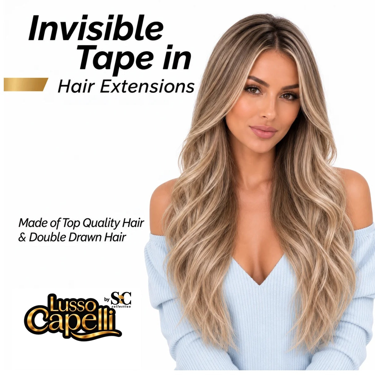 Premium Invisible Tape-In Hair Extensions