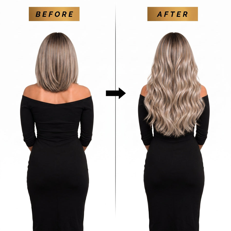 Invisible Tape Weft Extensions