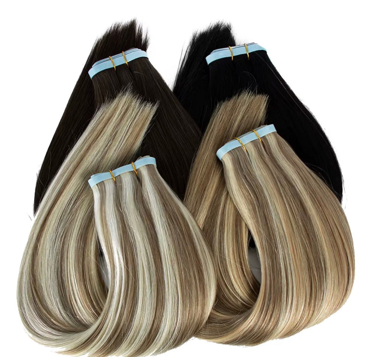 Premium Invisible Tape Weft Extensions