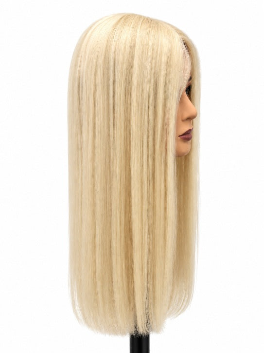 Premium Lace Hair Topper With 100 Percent Remy Human Hair for Natural Coverage